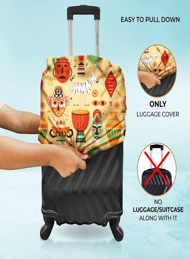 Nasher Miles Polyester 65 (24 Inch) Medium Protective Luggage Cover - Afro - Image 2